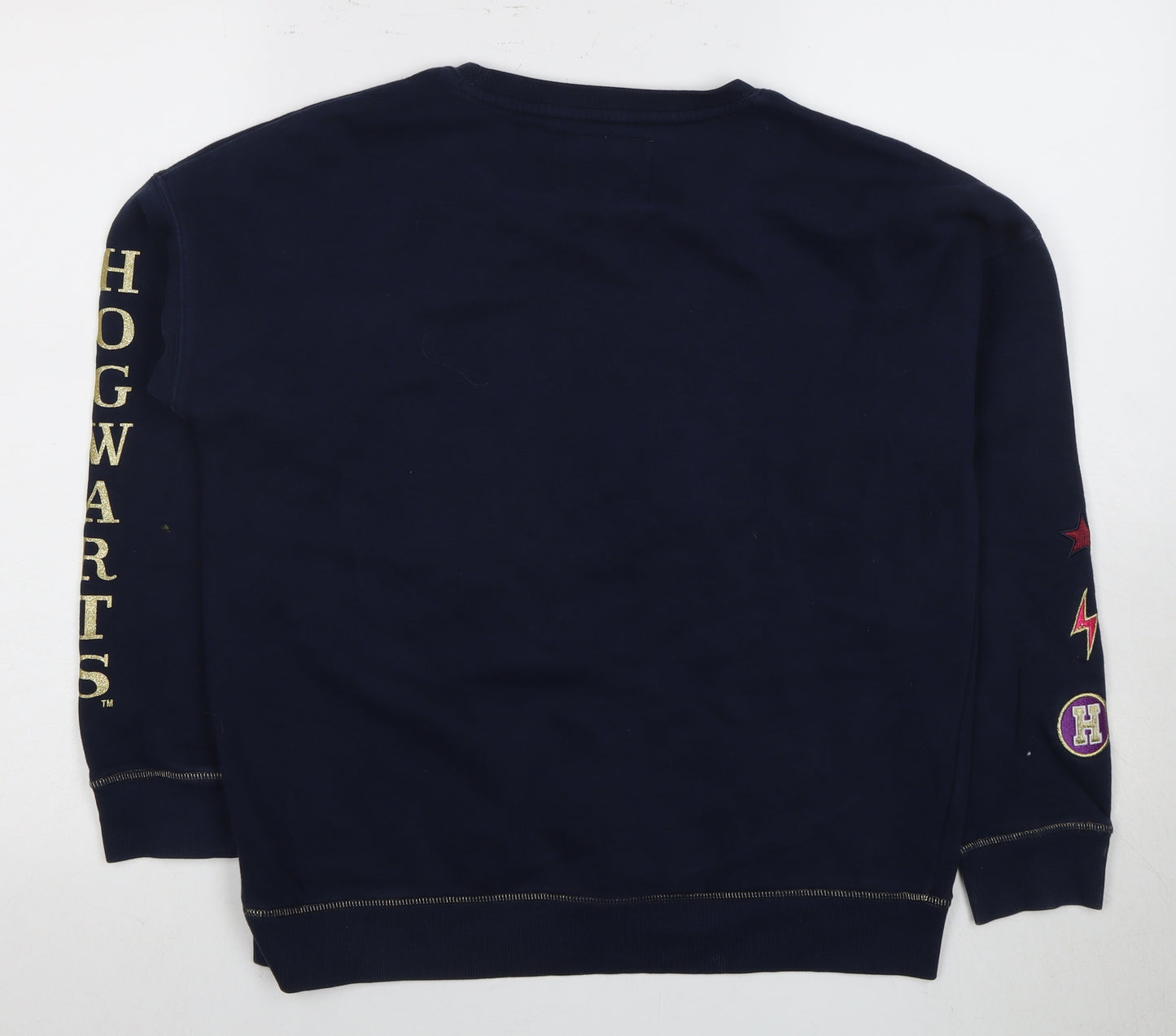 Marks and Spencer Girls Harry Potter Blue Pullover Sweatshirt 2XS