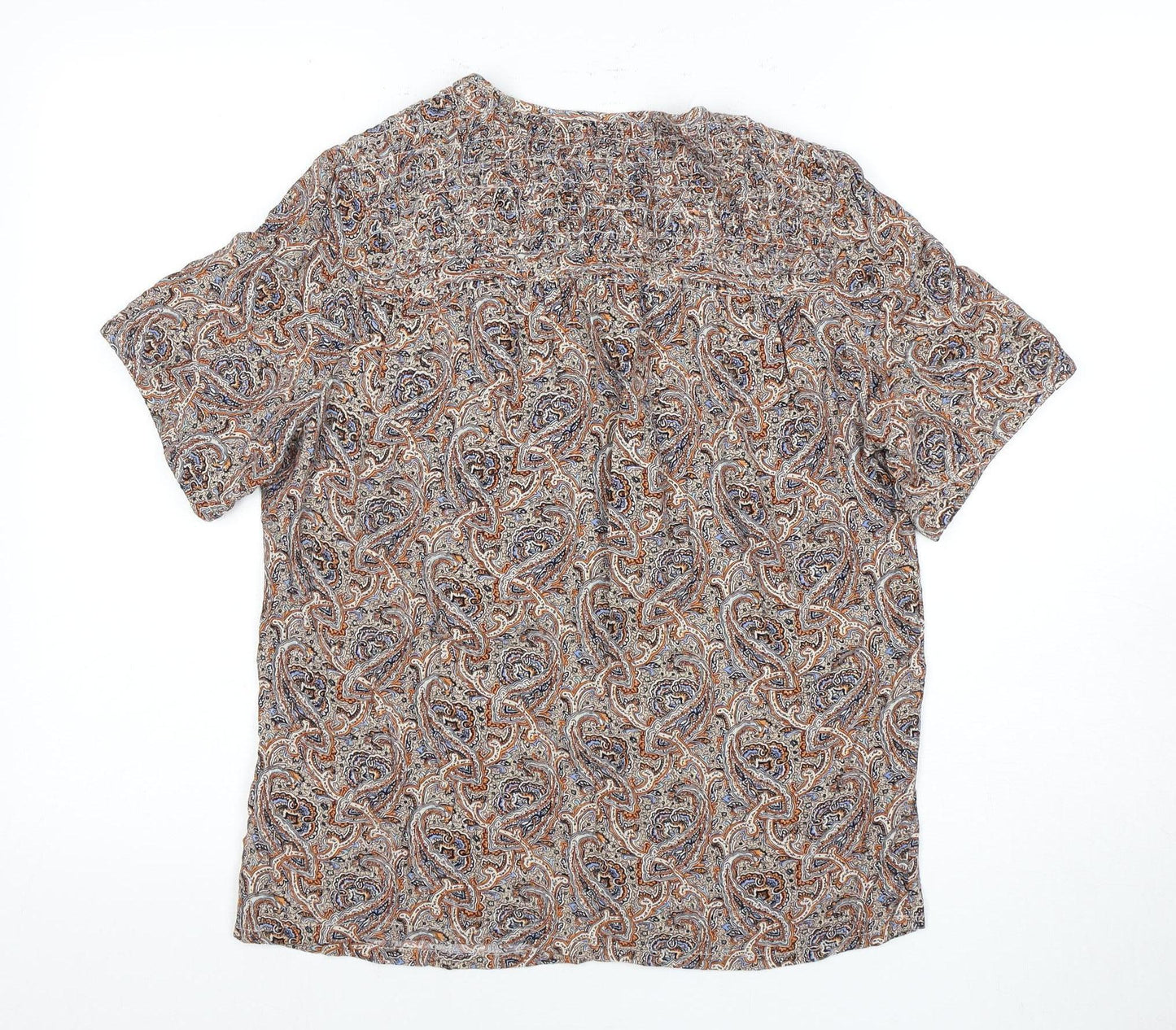 Fat Face Women's Paisley Blouse Multicoloured Size 14