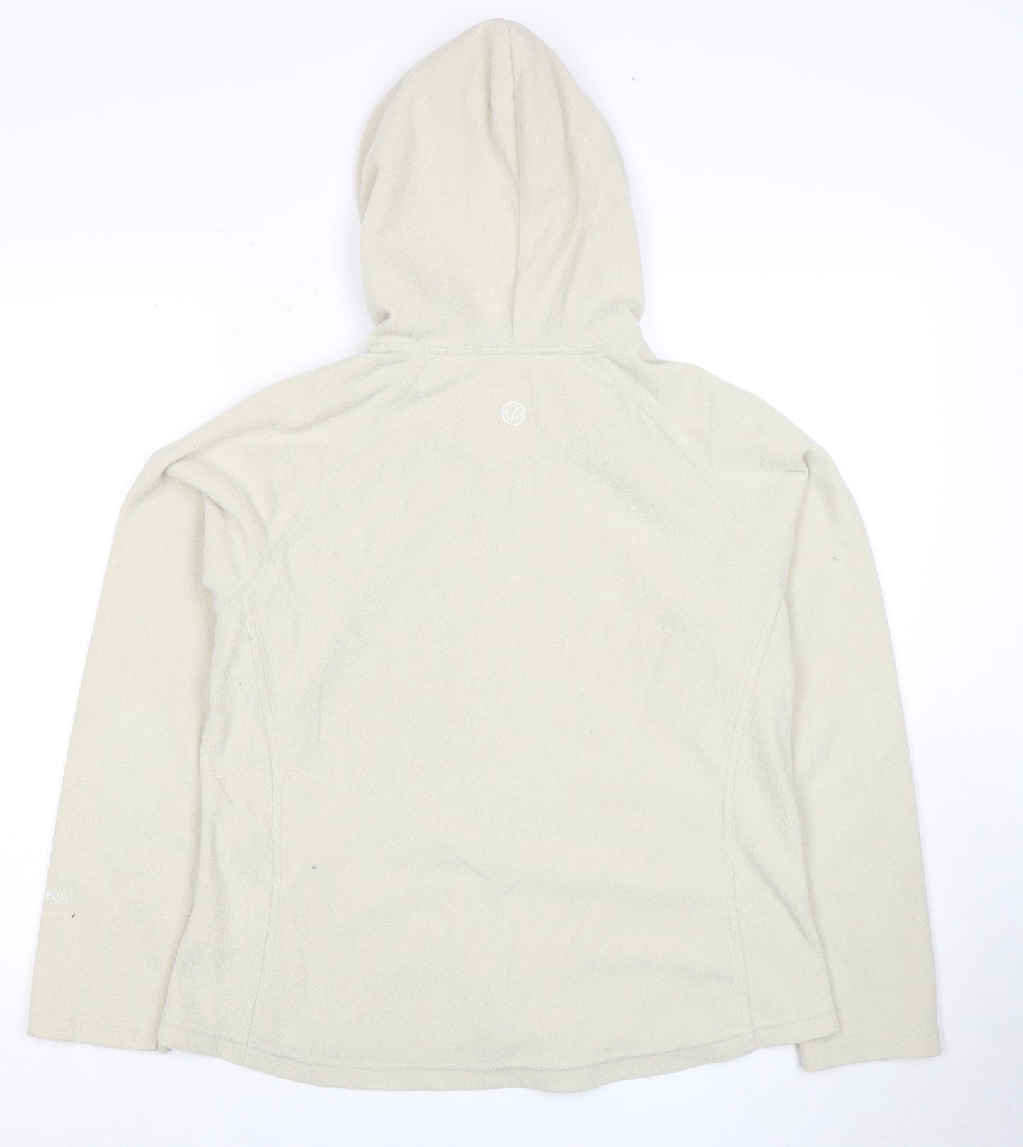 Peter Storm Women's Beige Full Zip Hooded Jacket Size 16