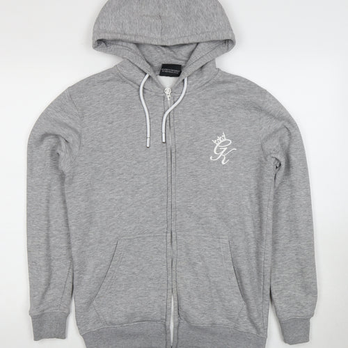 Gym King Men's Grey Full Zip Hoodie S