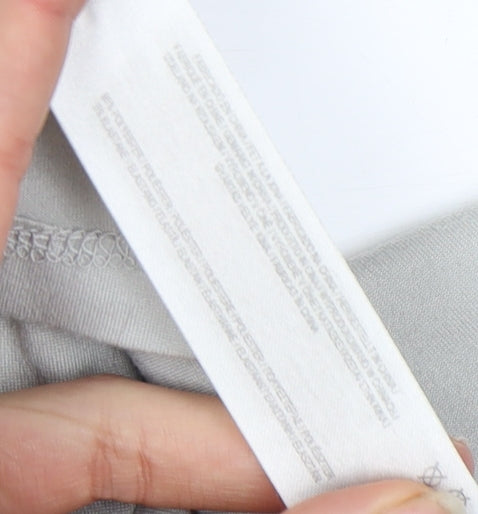 Primark Women’s Grey Cropped T-Shirt Size 10