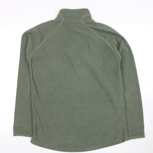 Peter Storm Men's Green 1/4 Zip Fleece Sweatshirt S