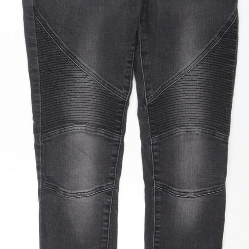 Hush Women's Black Skinny Jeans, Size S, Stylish and Slim
