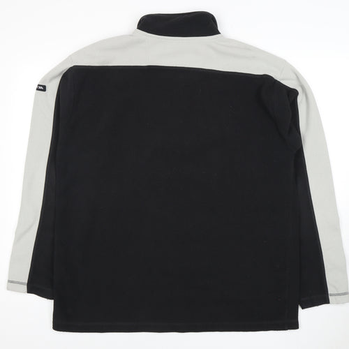Trespass Men's Black Fleece Sweatshirt L Zip