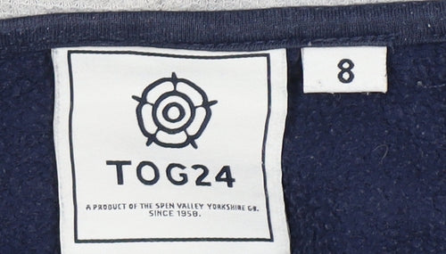 TOG24 Women's Blue Full Zip Hoodie Size 8