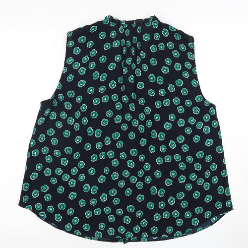 Whistles Women’s Floral Blouse, UK 14, Sleeveless