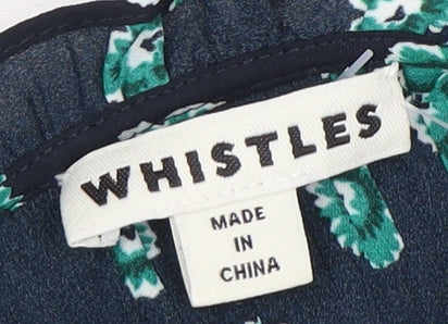 Whistles Women’s Floral Blouse, UK 14, Sleeveless