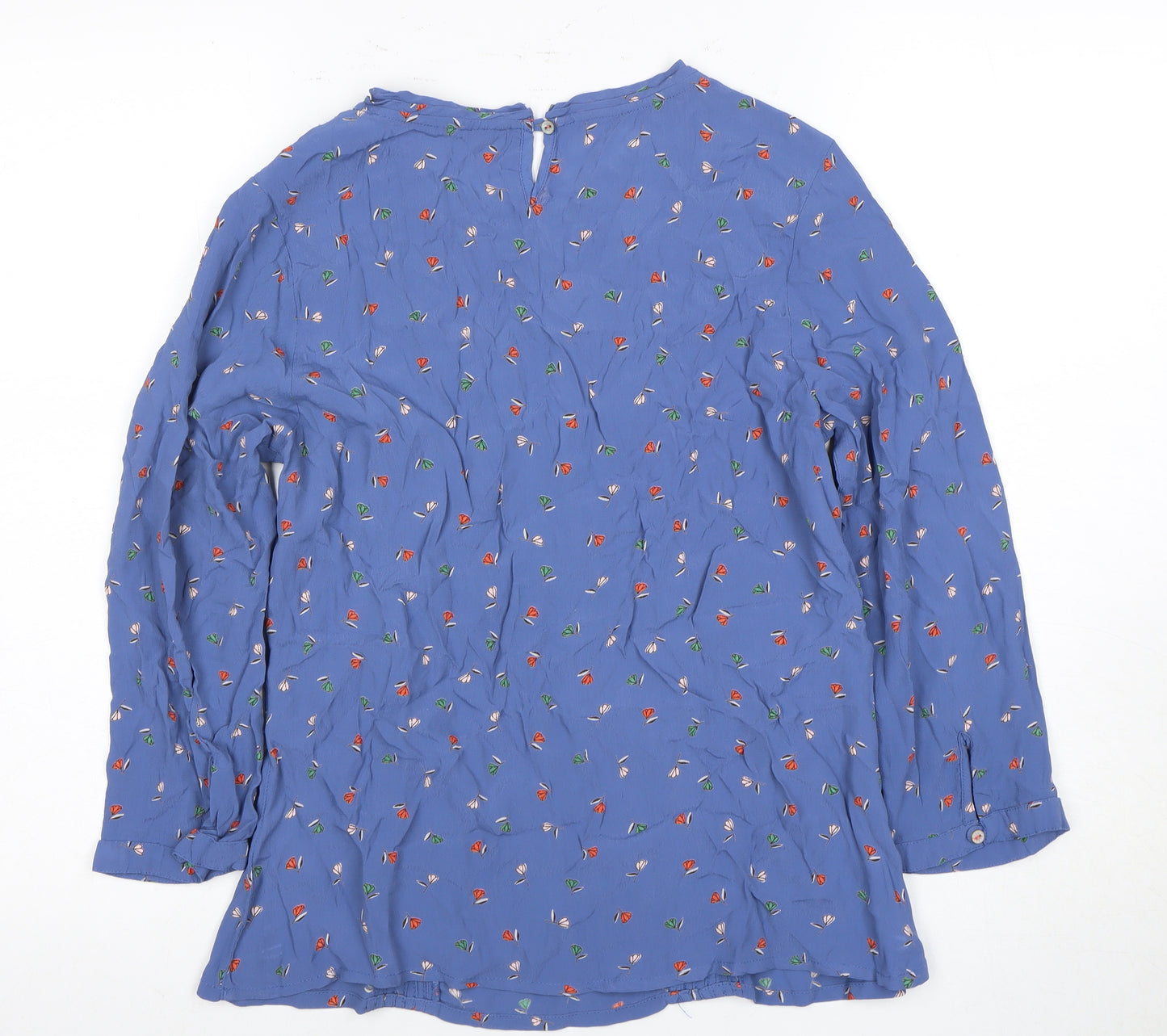 White Stuff Women’s Blue Floral Blouse UK 10