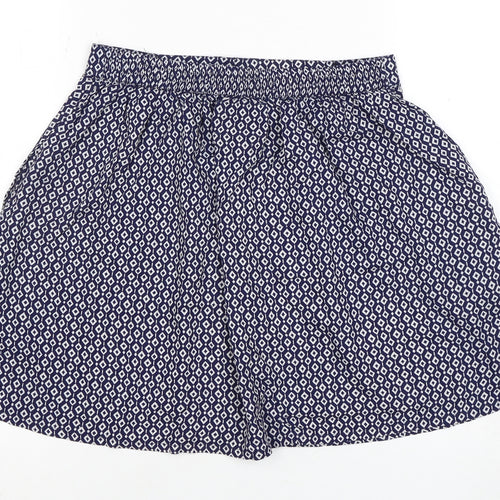 Superdry Women's Blue Geometric Skirt, Size S