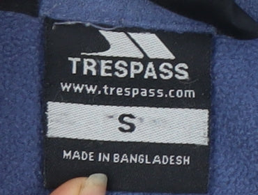 Trespass Men's Blue Fleece Jacket S, Full Zip