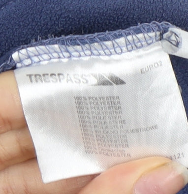 Trespass Men's Blue Fleece Jacket S, Full Zip