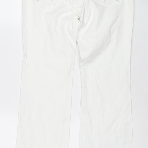 Diesel Women's White Straight Jeans Size 2