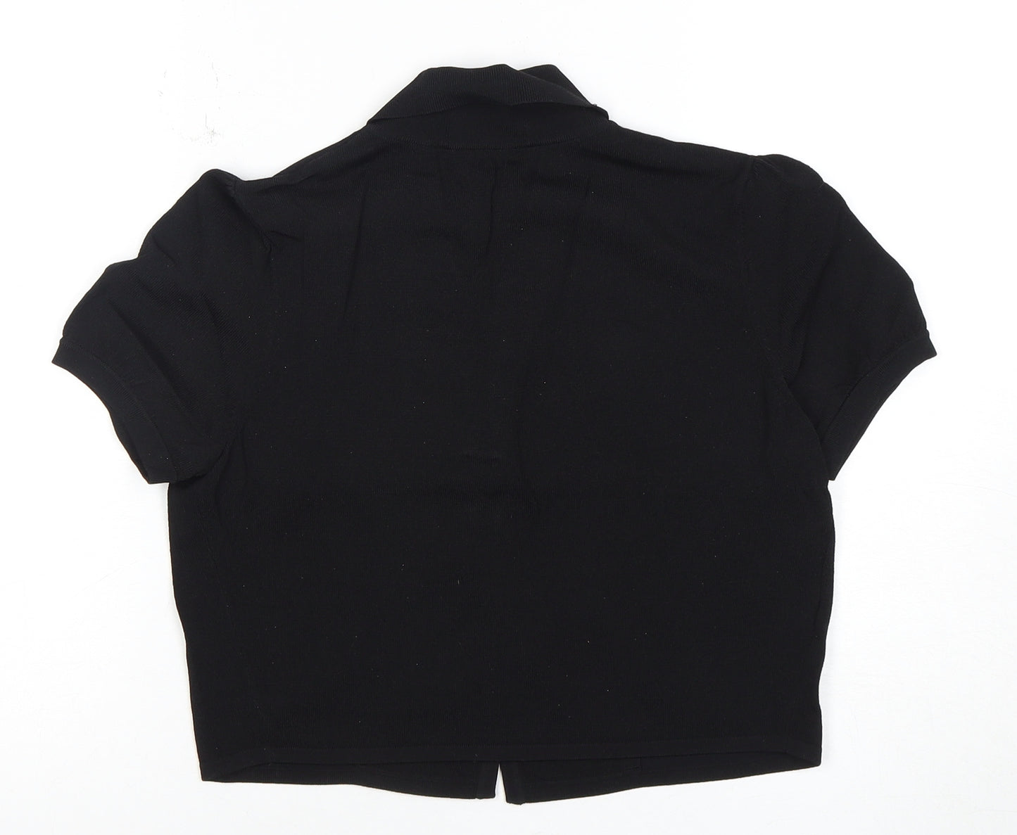 Laura Ashley Women's Black Cardigan UK 10 Collared