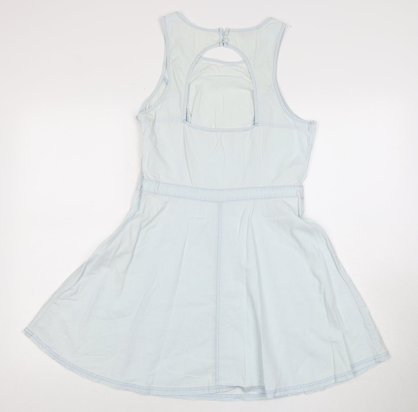 SoulCalCo Women's Blue Fit & Flare Dress Size 12