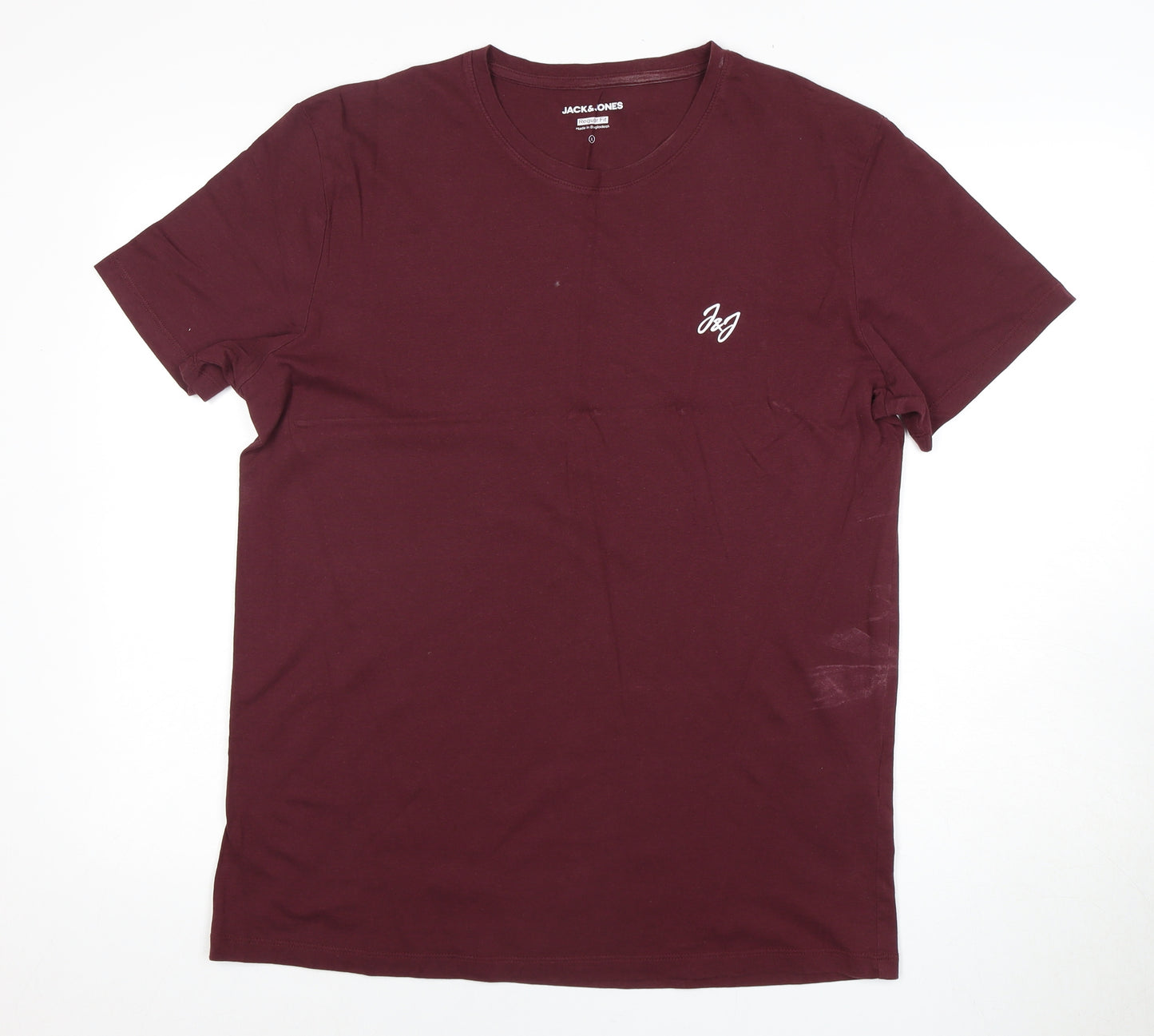 Jack & Jones Men’s Red XL Regular Fit T-Shirt