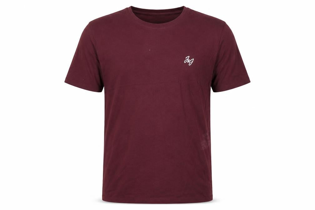 Front view of Jack & Jones Men’s Red XL Regular Fit T-Shirt