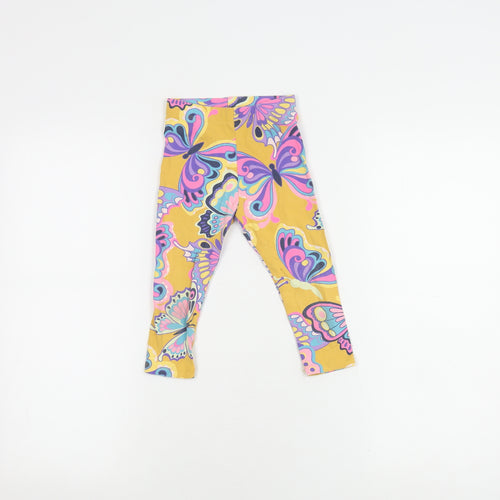 Next Girls Multicoloured Butterfly Leggings 2 Years