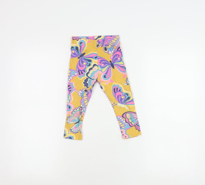 Next Girls Multicoloured Butterfly Leggings 2 Years