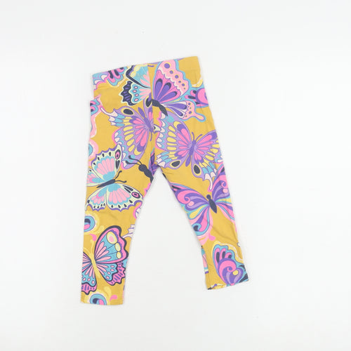 Next Girls Multicoloured Butterfly Leggings 2 Years
