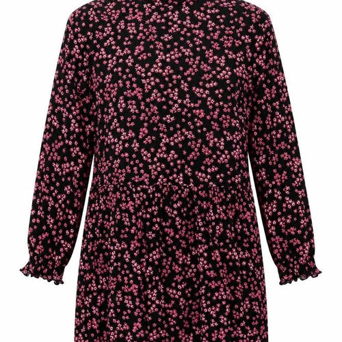 Warehouse Women's Black Floral Long Sleeve Dress Size 14