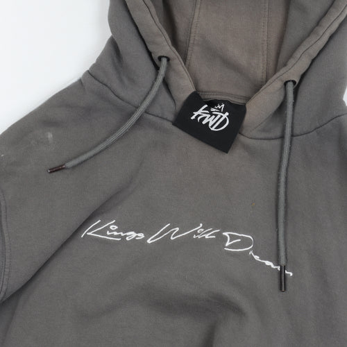 Kings Will Dream Men's Grey Logo Pullover Hoodie L
