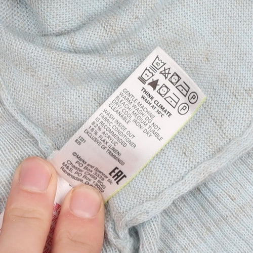 Marks and Spencer Women's Blue Cardigan XL