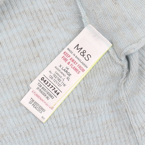 Marks and Spencer Women's Blue Cardigan XL