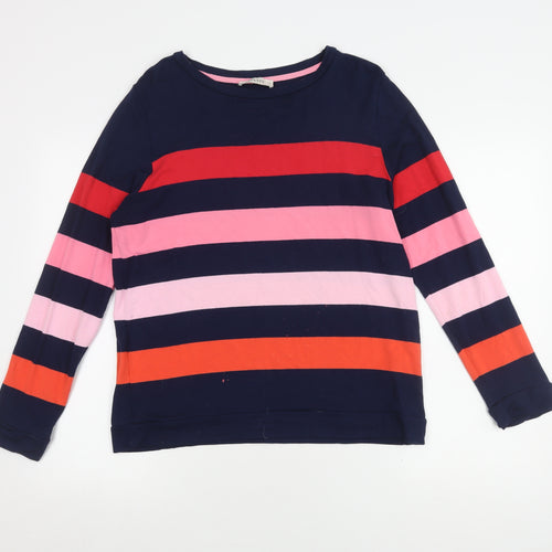 Oasis Women's Multicoloured Striped Pullover Jumper M