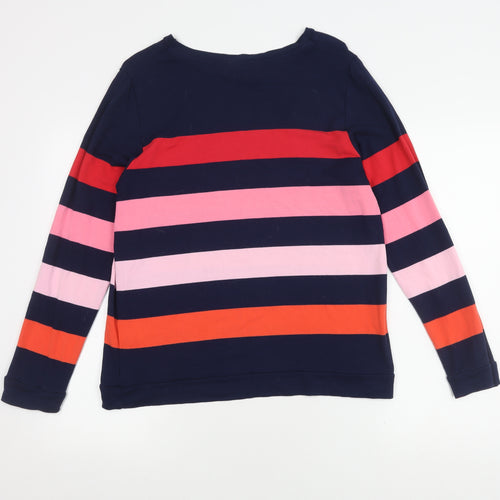 Oasis Women's Multicoloured Striped Pullover Jumper M