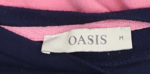 Oasis Women's Multicoloured Striped Pullover Jumper M