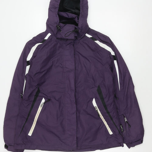 Crane Women's Purple Mid-Length Jacket L