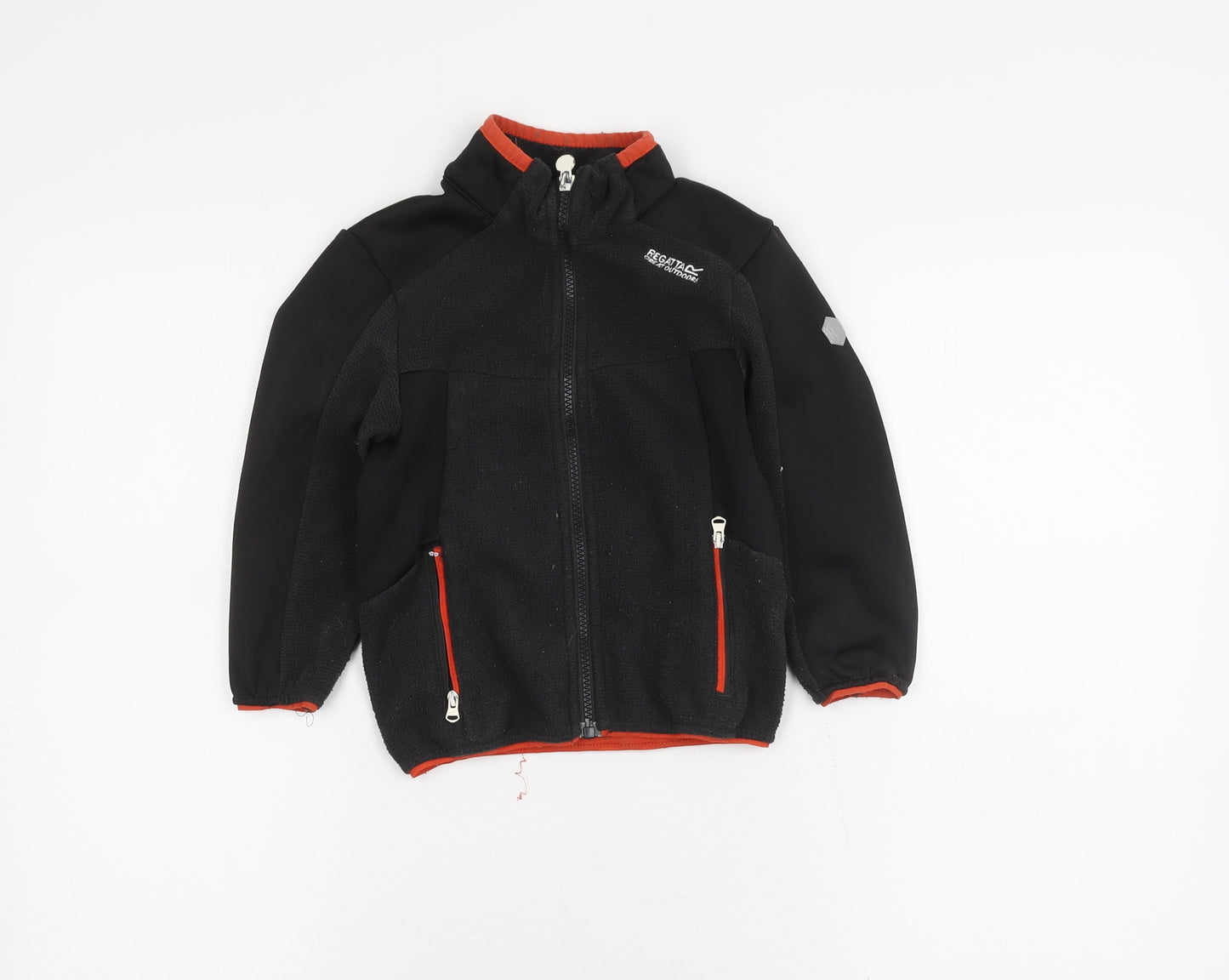 Regatta Boys Black Basic Jacket, 3-4 Years, Full Zip Outdoor