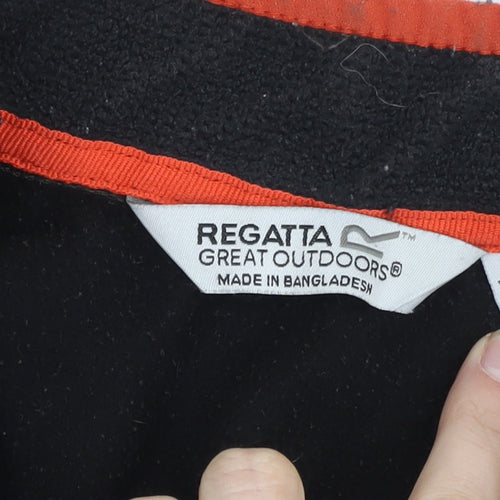 Regatta Boys Black Basic Jacket, 3-4 Years, Full Zip Outdoor