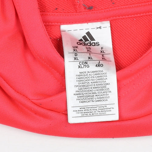 Adidas Men's Red XL Pullover Hoodie