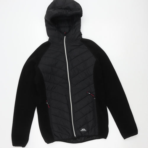 Trespass Women's Black Puffer Jacket, Size M