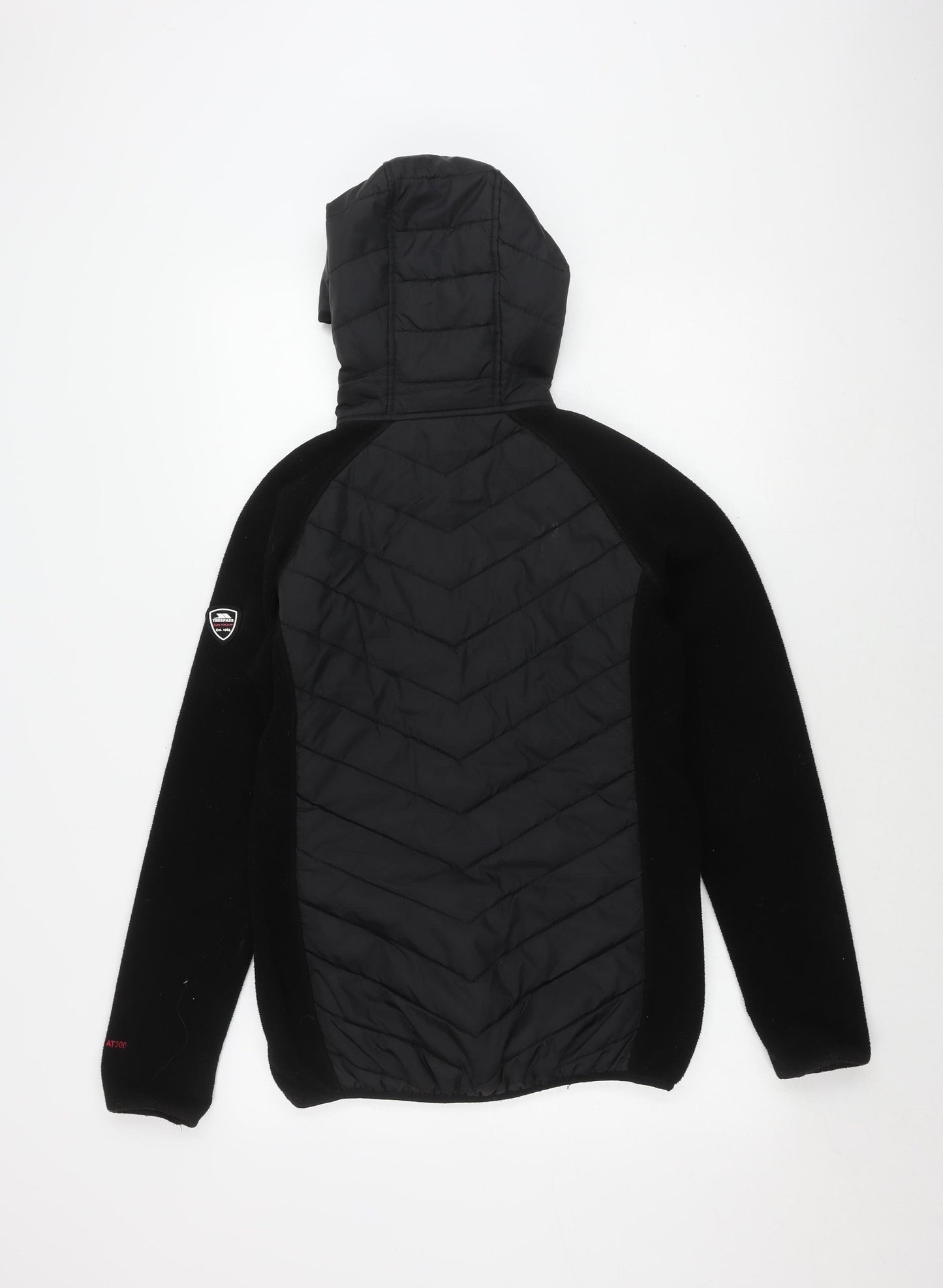 Trespass Women's Black Puffer Jacket, Size M