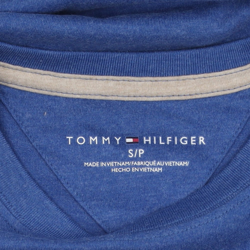 Tommy Hilfiger Men's Blue Graphic T-Shirt, Size S, Patriotic Style