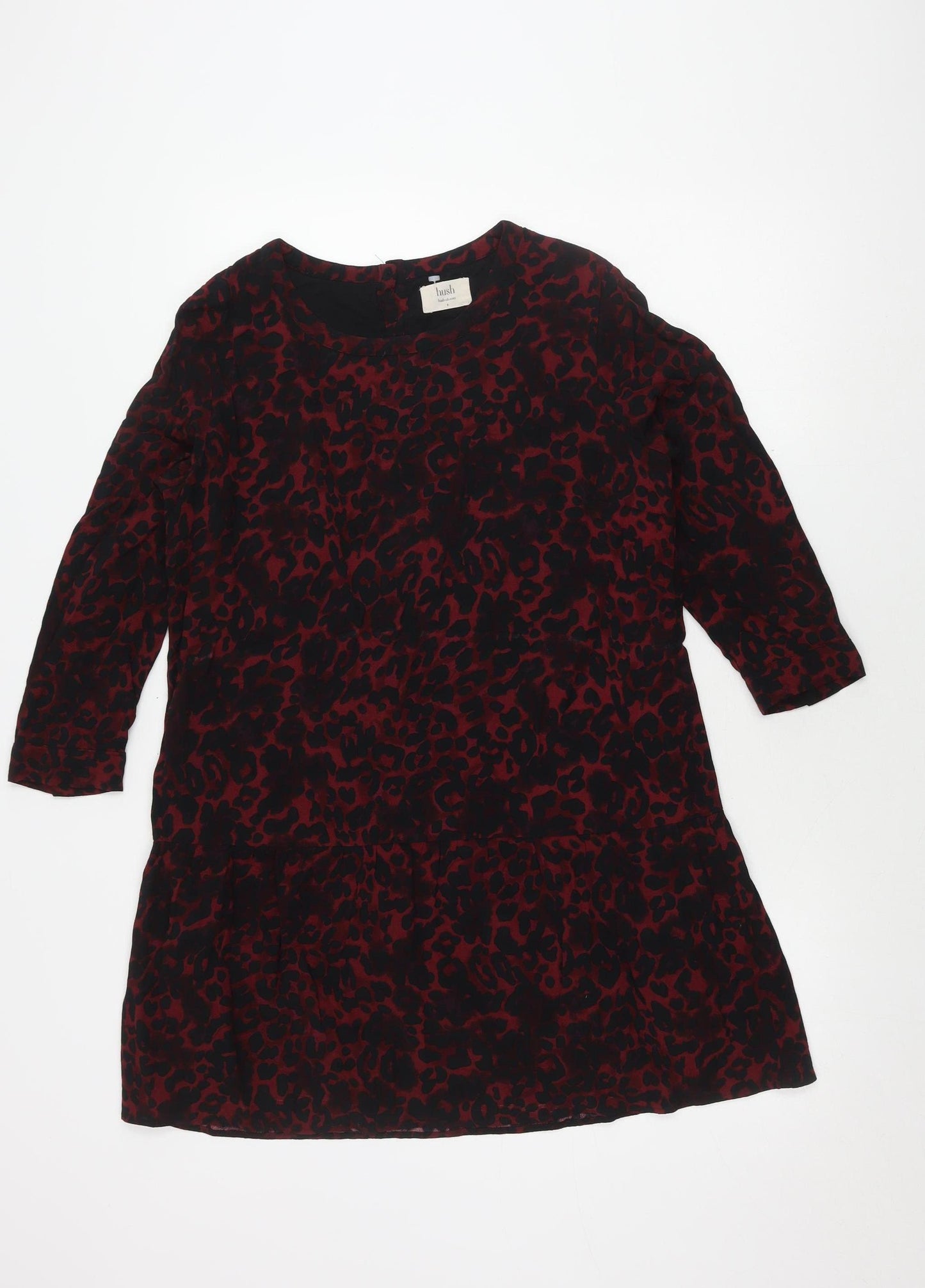 Hush Red Animal Print Women's Dress Size 8