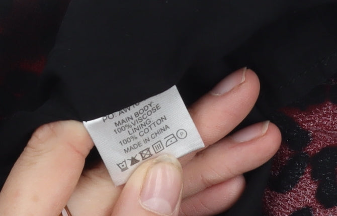 Hush Red Animal Print Women's Dress Size 8