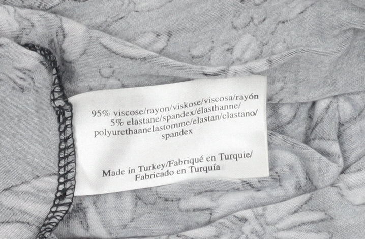 Laura Ashley Women's Black Floral Blouse, Size 12