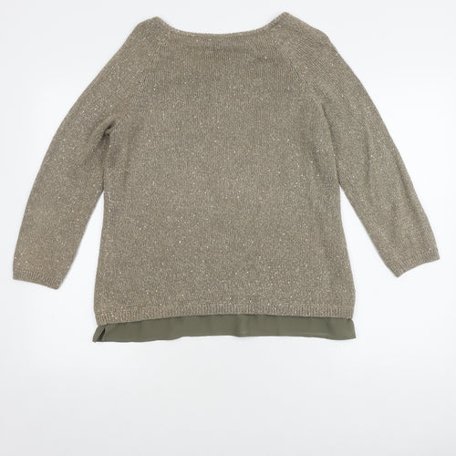 Laura Ashley Women's Beige Pullover Jumper Size 12