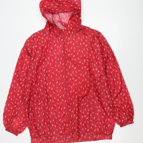 Arctic Storm Women's Red Rain Coat Jacket M
