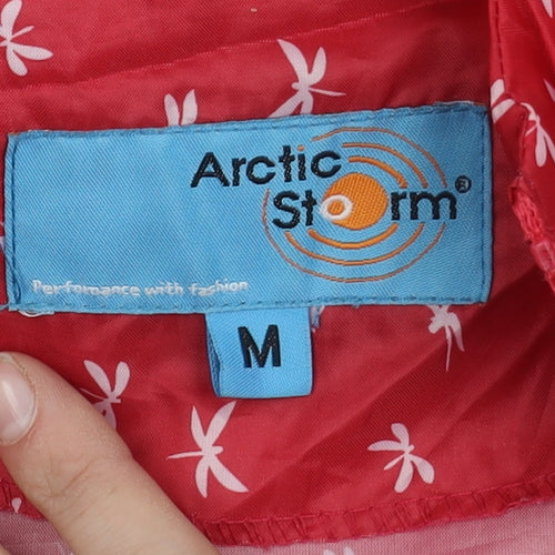 Arctic Storm Women's Red Rain Coat Jacket M