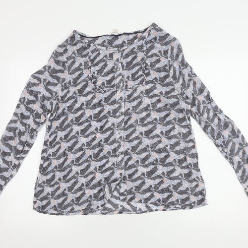 White Stuff Women's Multicoloured Floral Blouse, Size 10