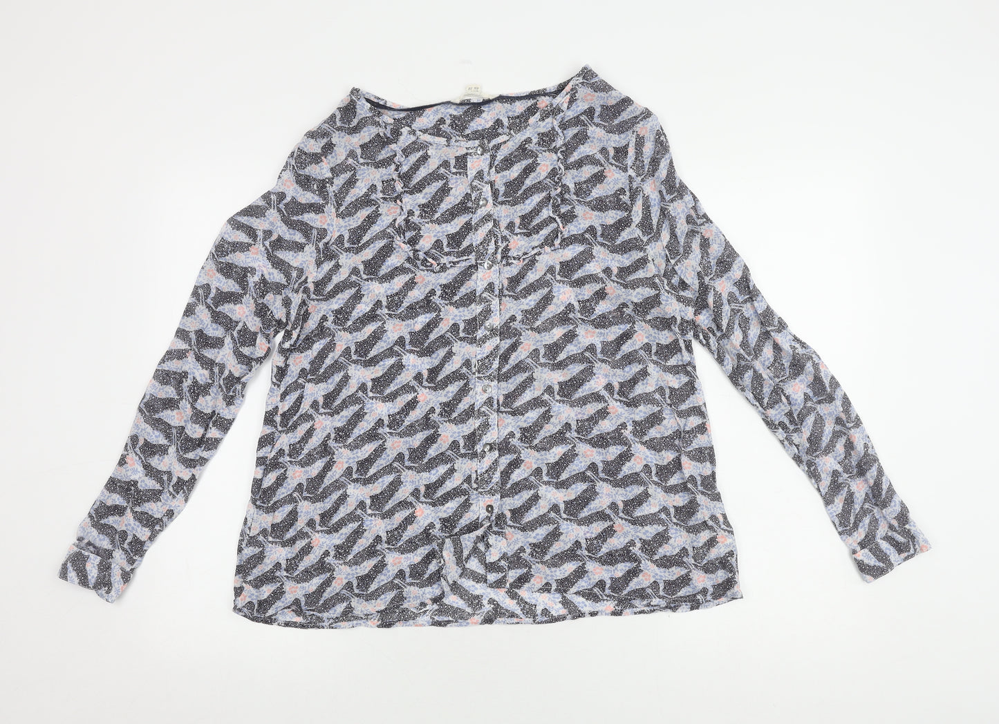 White Stuff Women's Multicoloured Floral Blouse, Size 10