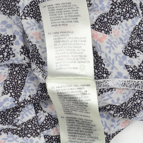White Stuff Women's Multicoloured Floral Blouse, Size 10