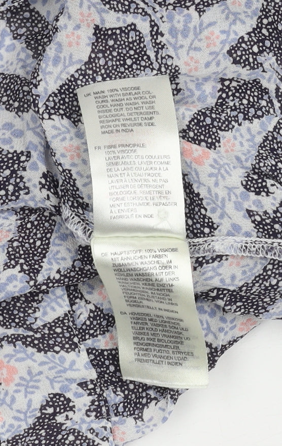 White Stuff Women's Multicoloured Floral Blouse, Size 10