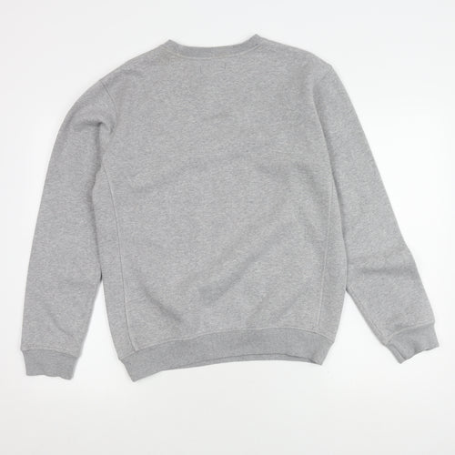 Adidas Men's Grey XS Pullover Sweatshirt with Logo
