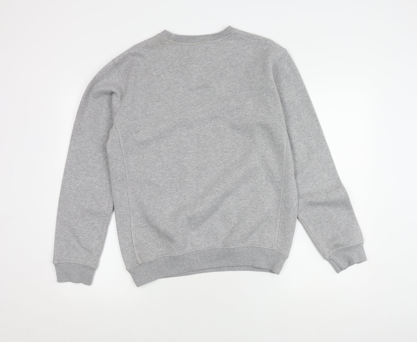 Adidas Men's Grey XS Pullover Sweatshirt with Logo