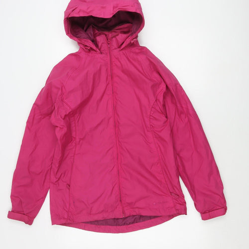 Peter Storm Women's Pink Hooded Jacket Size 12